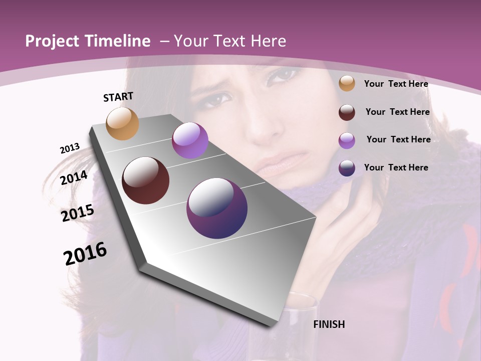 Upset Winter Contagion PowerPoint Template