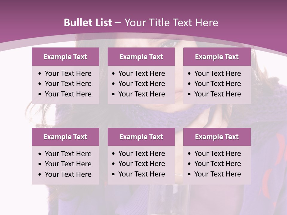Upset Winter Contagion PowerPoint Template