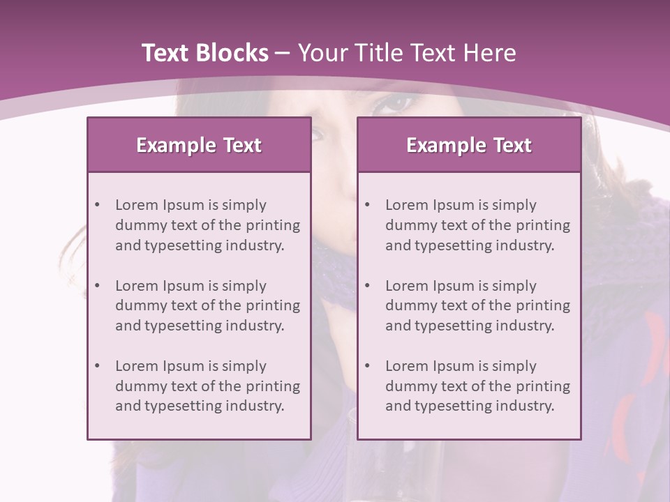 Upset Winter Contagion PowerPoint Template