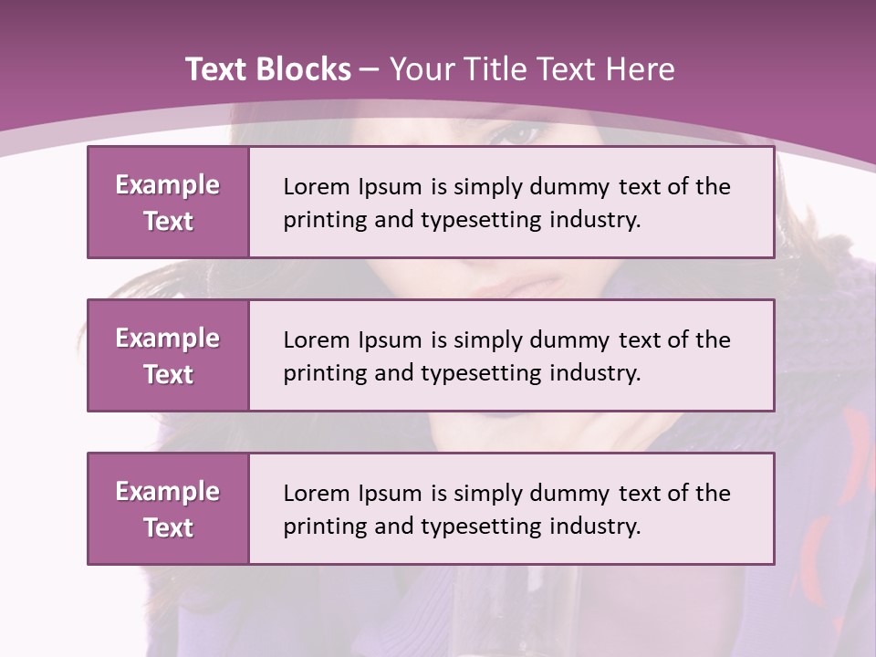 Upset Winter Contagion PowerPoint Template