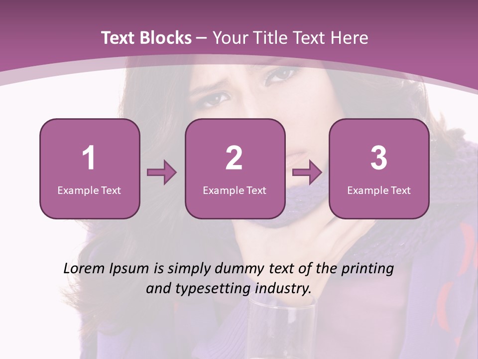 Upset Winter Contagion PowerPoint Template