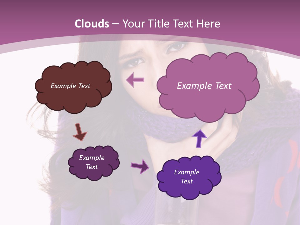 Upset Winter Contagion PowerPoint Template