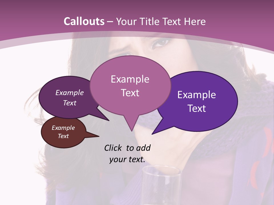 Upset Winter Contagion PowerPoint Template