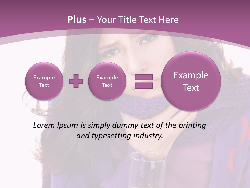 Upset Winter Contagion PowerPoint Template