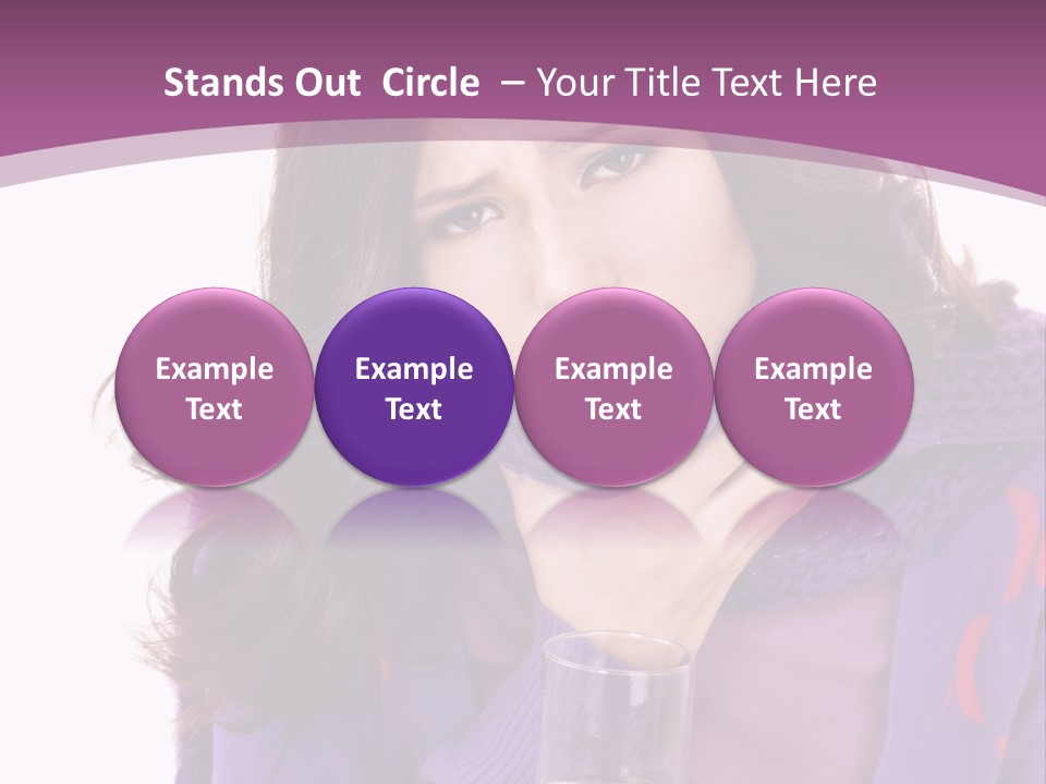 Upset Winter Contagion PowerPoint Template