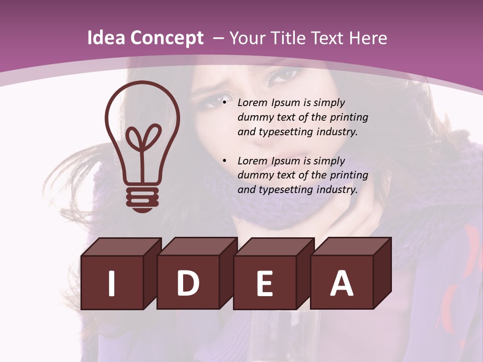 Upset Winter Contagion PowerPoint Template