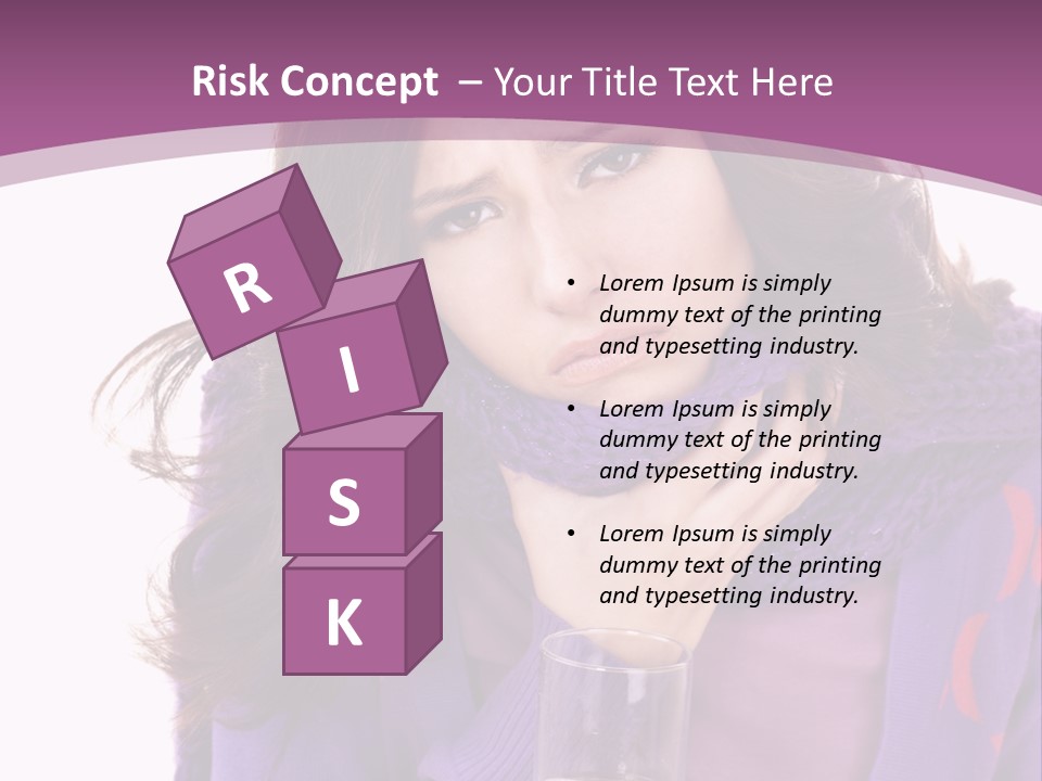 Upset Winter Contagion PowerPoint Template