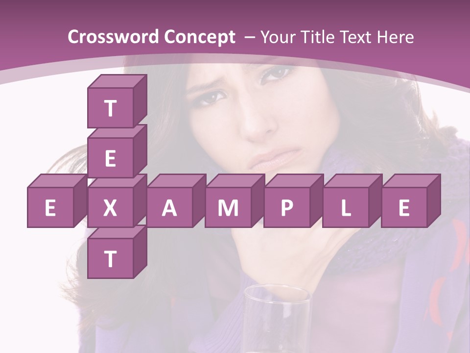 Upset Winter Contagion PowerPoint Template