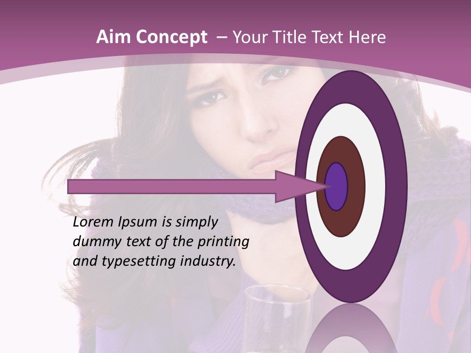 Upset Winter Contagion PowerPoint Template