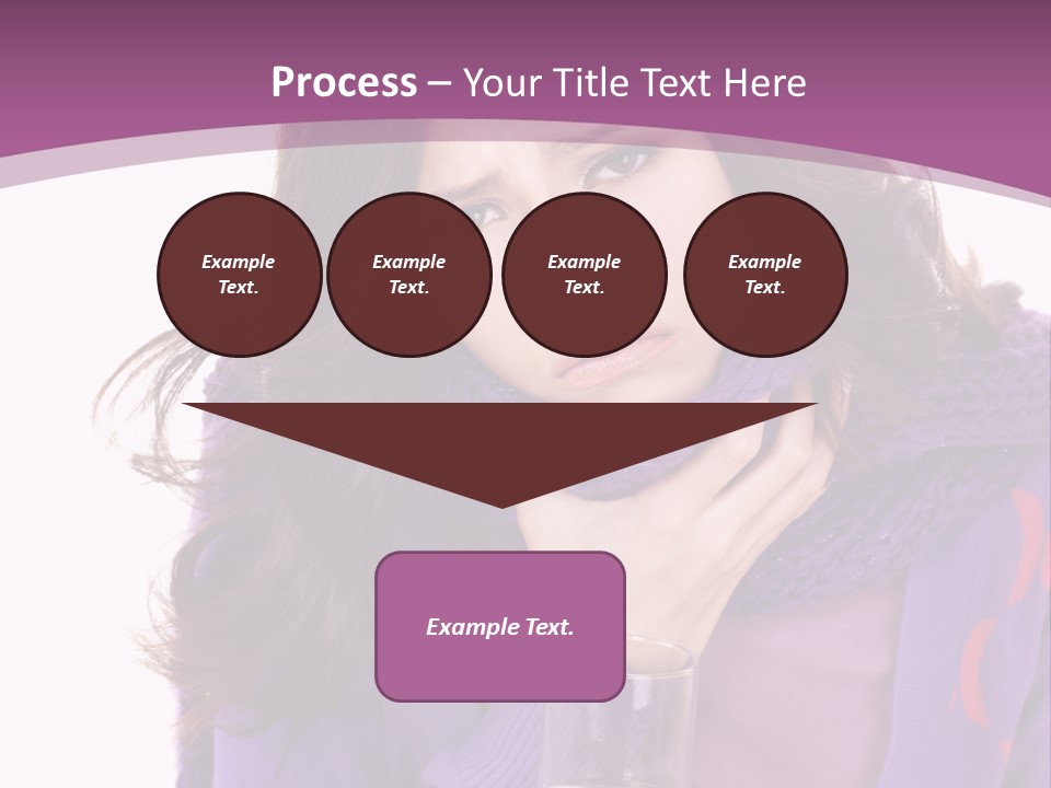 Upset Winter Contagion PowerPoint Template