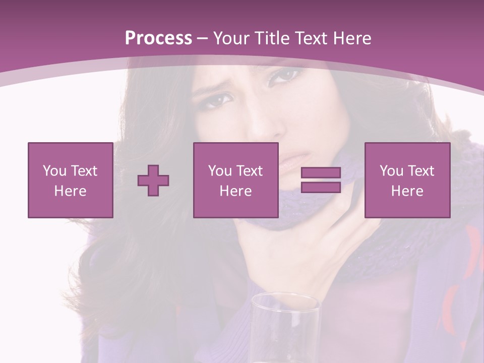 Upset Winter Contagion PowerPoint Template