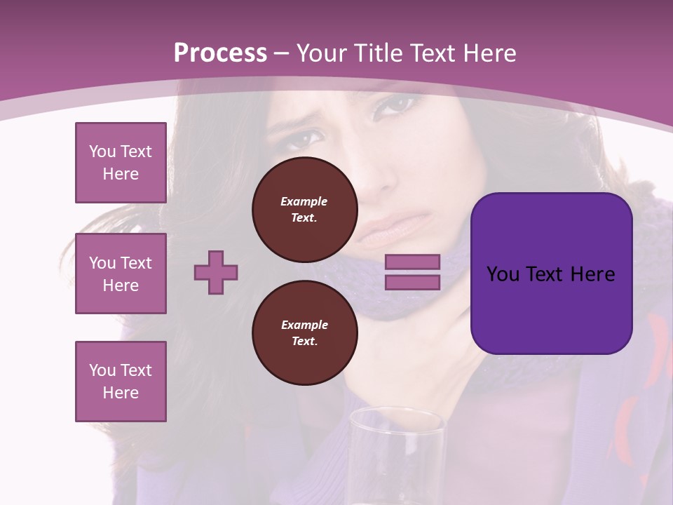 Upset Winter Contagion PowerPoint Template