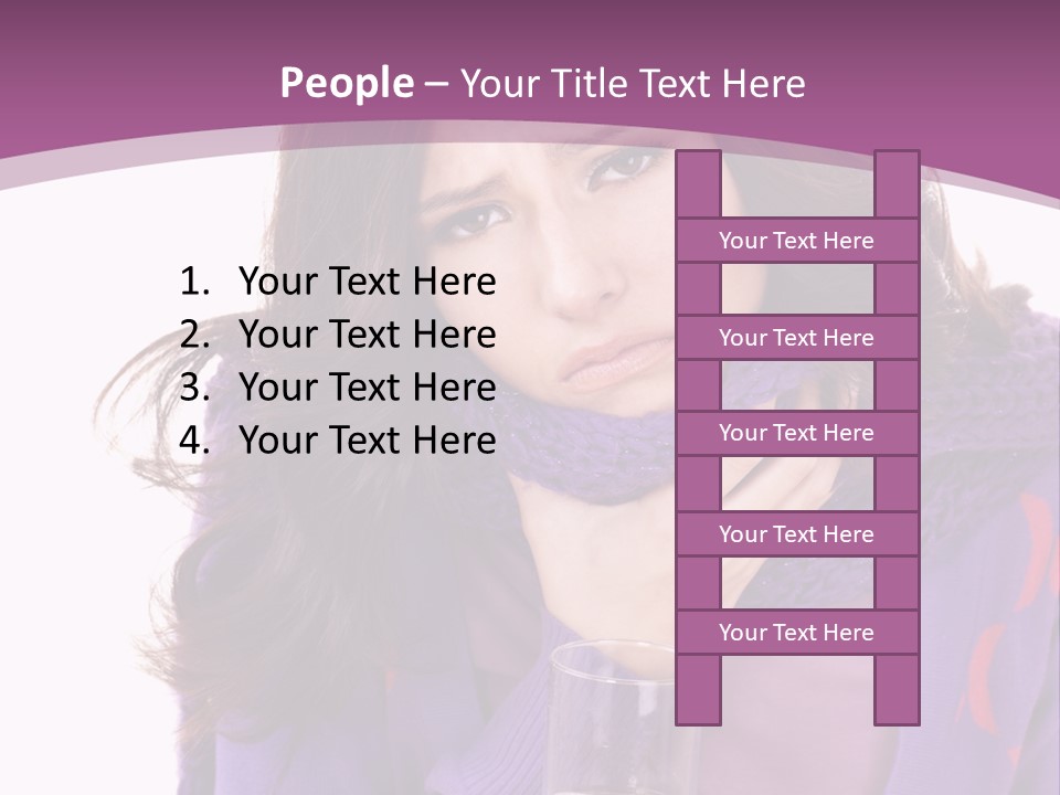 Upset Winter Contagion PowerPoint Template