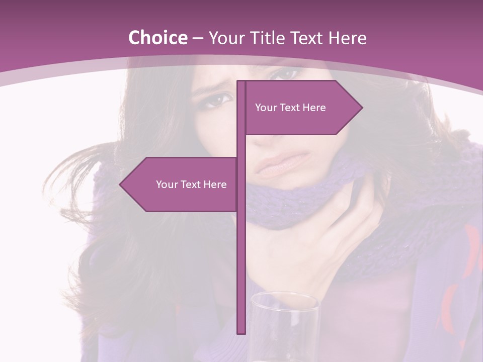 Upset Winter Contagion PowerPoint Template