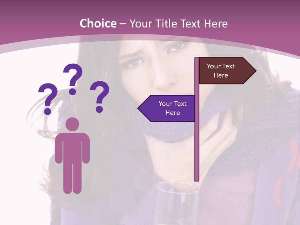 Upset Winter Contagion PowerPoint Template