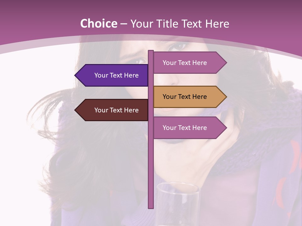 Upset Winter Contagion PowerPoint Template