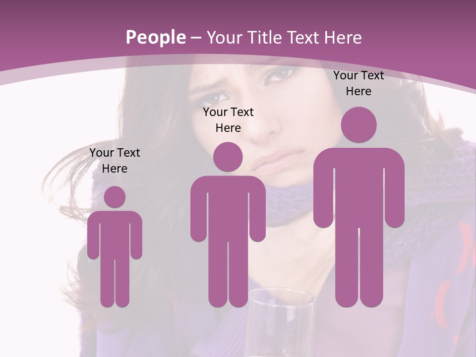 Upset Winter Contagion PowerPoint Template