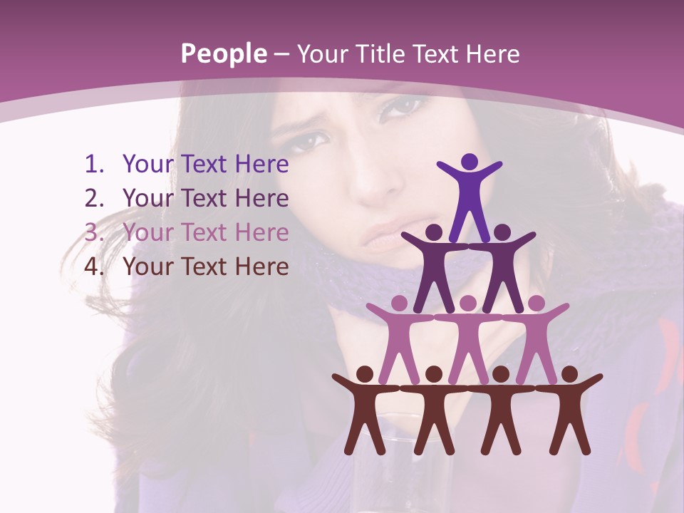 Upset Winter Contagion PowerPoint Template