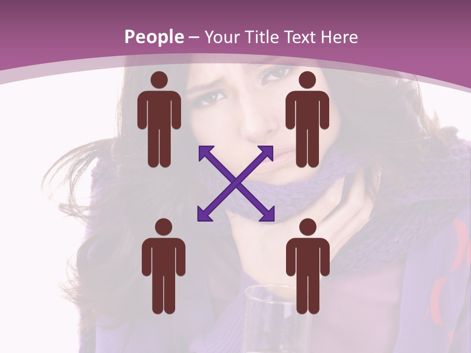 Upset Winter Contagion PowerPoint Template