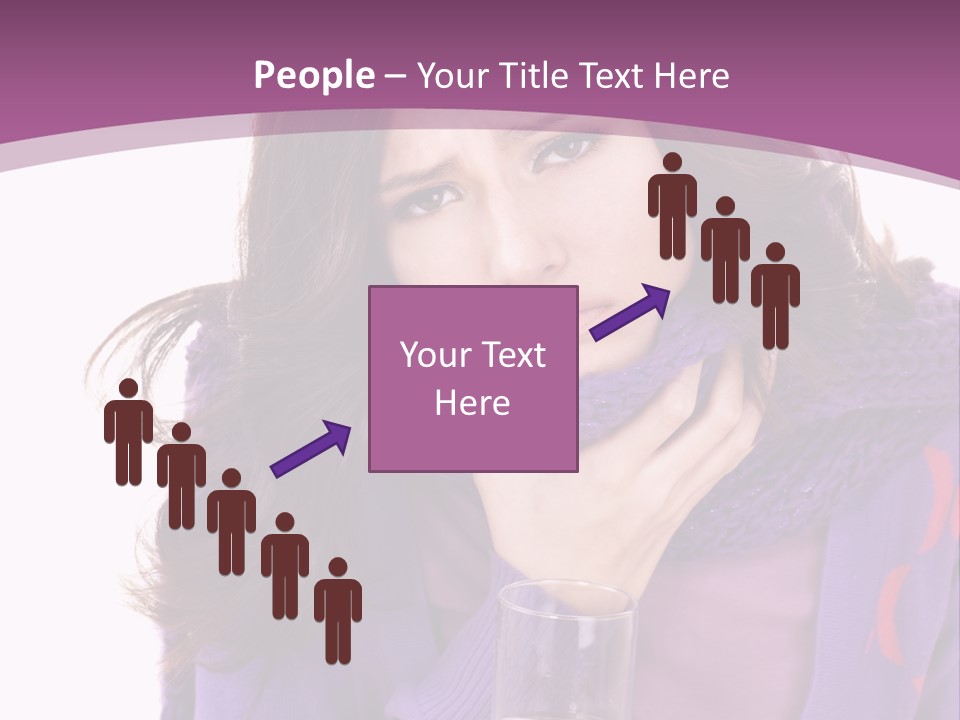 Upset Winter Contagion PowerPoint Template