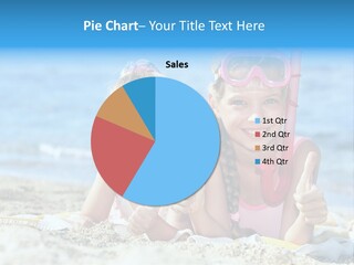 Beauty Swim Sea PowerPoint Template