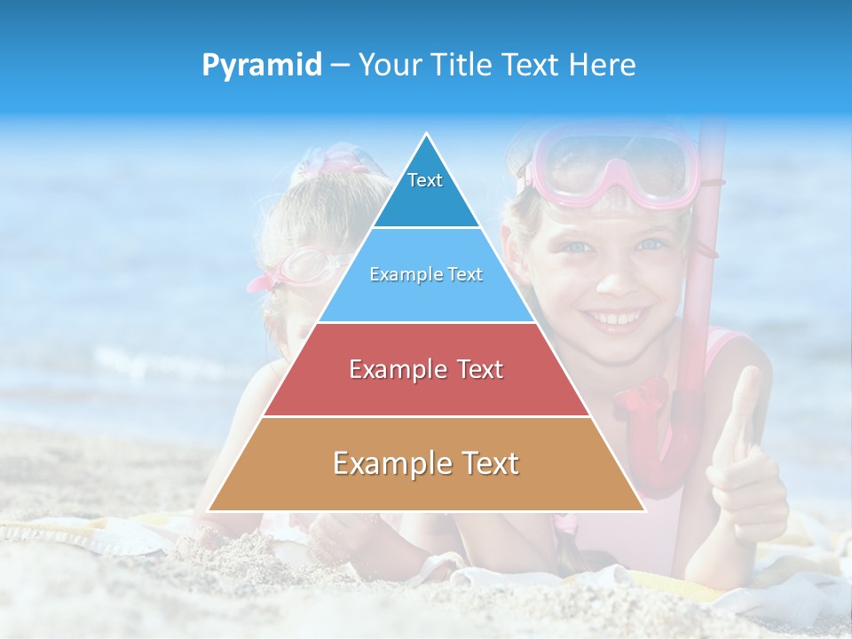 Beauty Swim Sea PowerPoint Template