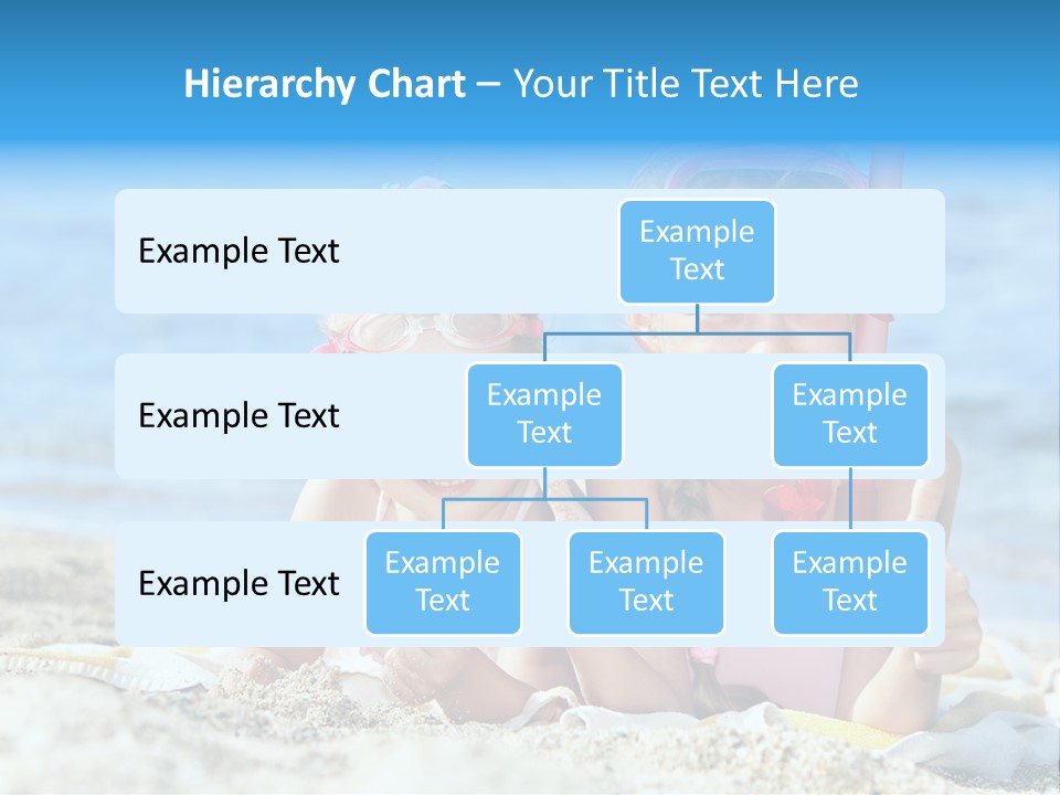 Beauty Swim Sea PowerPoint Template