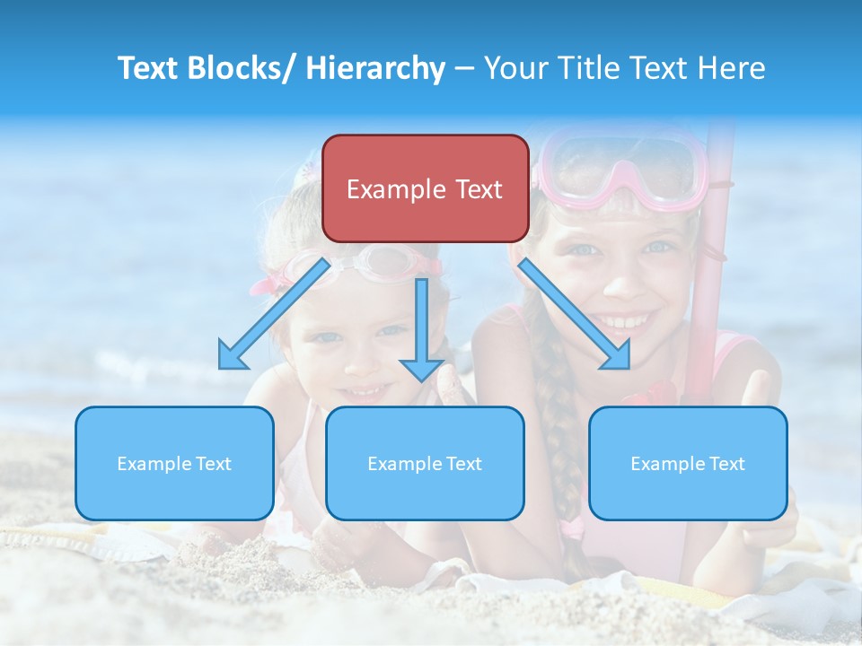 Beauty Swim Sea PowerPoint Template