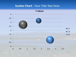 A Blue Lake With Mountains In The Background PowerPoint Template