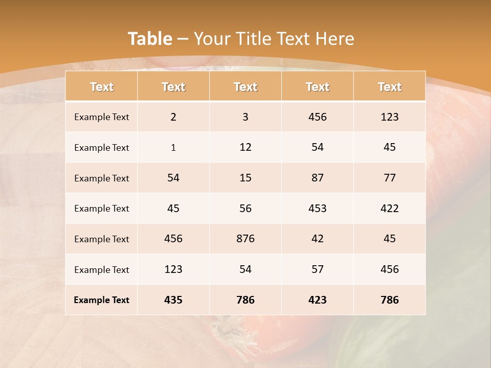 Culinary Real Crisp PowerPoint Template