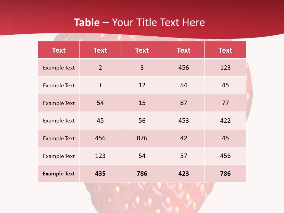 Group Freshness Tasty PowerPoint Template