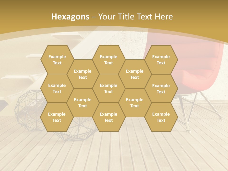 Ladder Indoors Contemporary PowerPoint Template