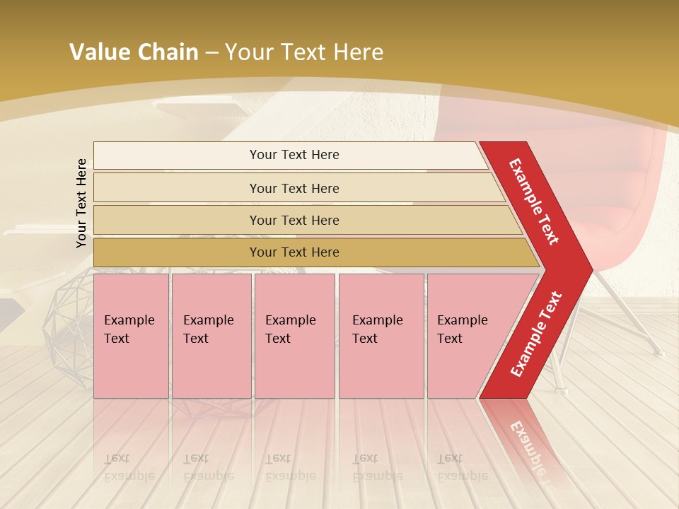 Ladder Indoors Contemporary PowerPoint Template