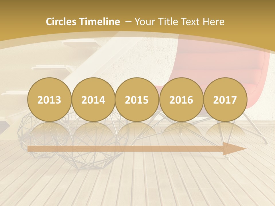 Ladder Indoors Contemporary PowerPoint Template