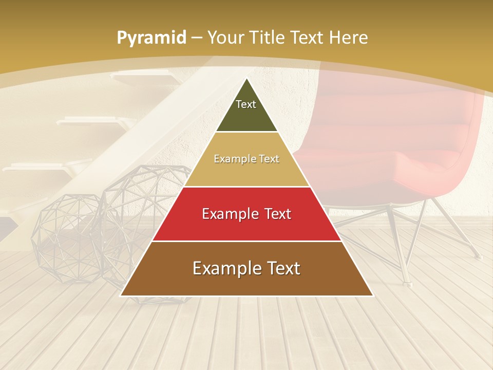 Ladder Indoors Contemporary PowerPoint Template