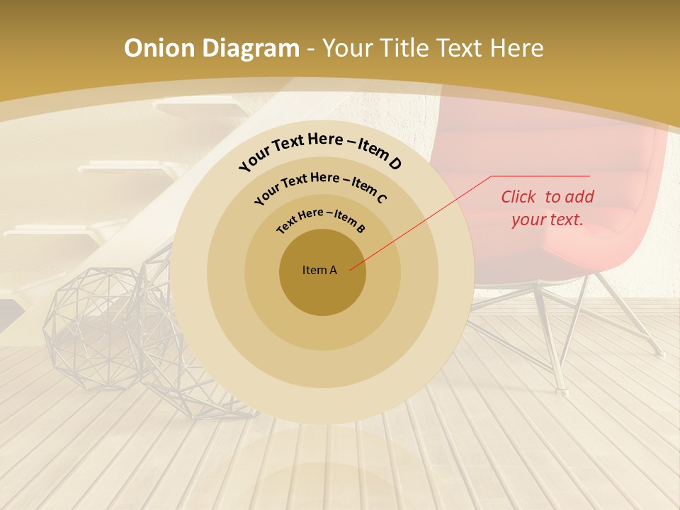 Ladder Indoors Contemporary PowerPoint Template
