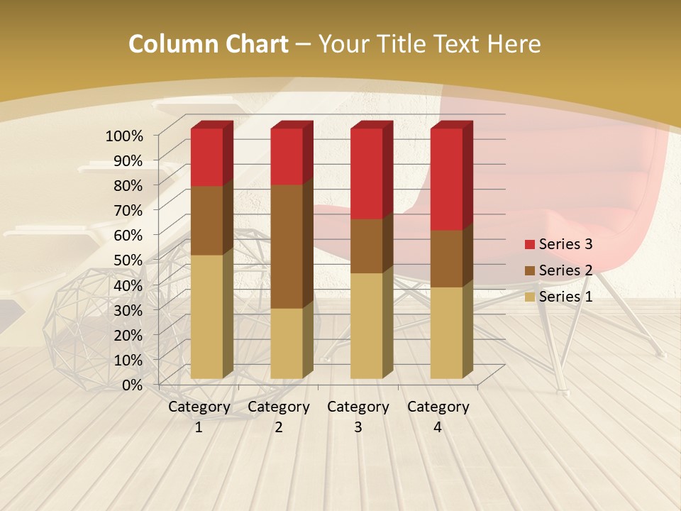 Ladder Indoors Contemporary PowerPoint Template