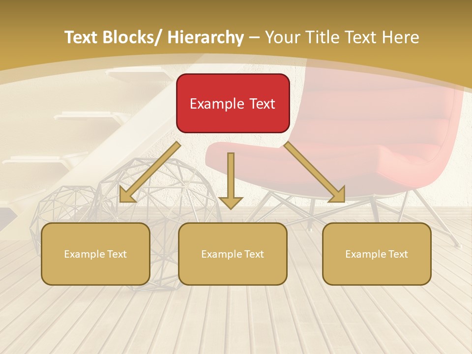 Ladder Indoors Contemporary PowerPoint Template