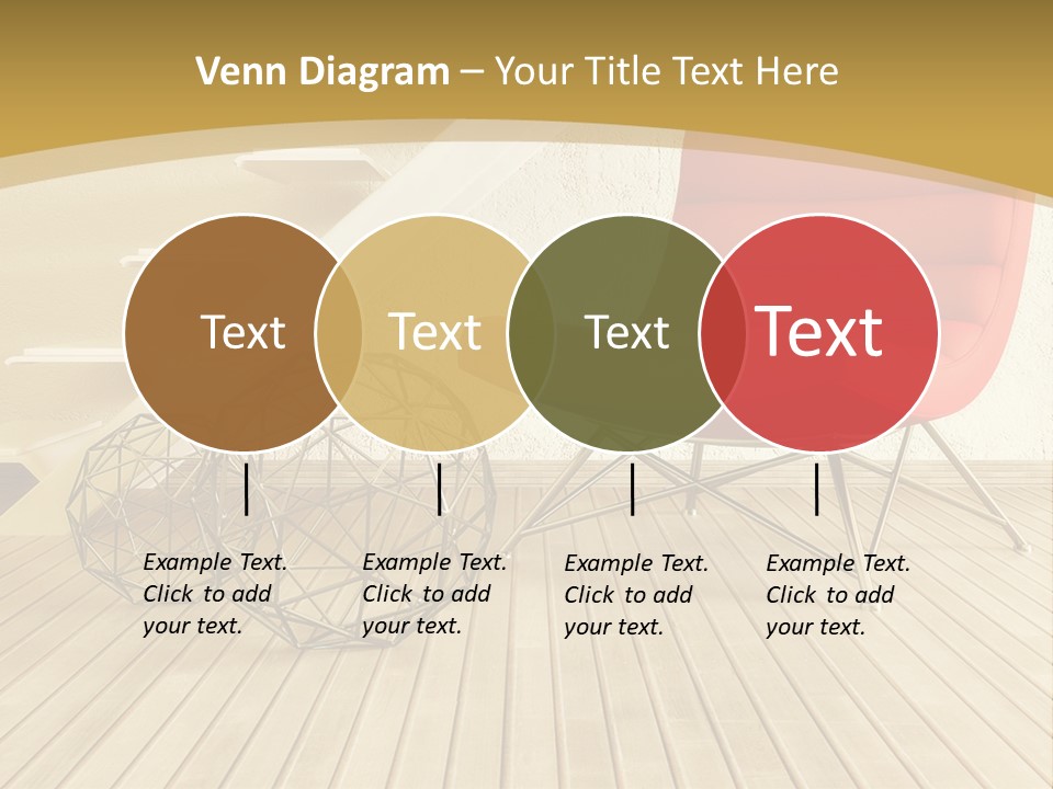 Ladder Indoors Contemporary PowerPoint Template