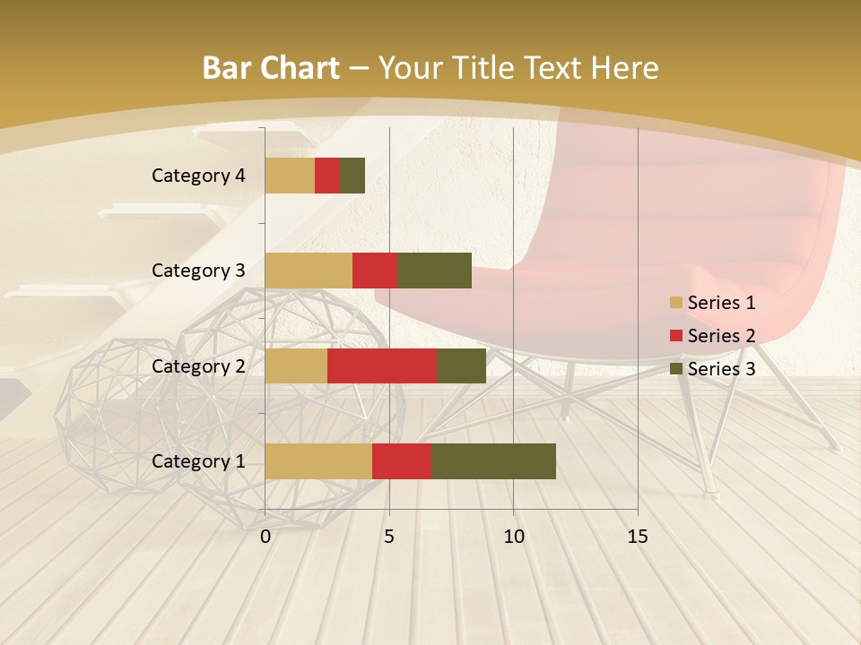 Ladder Indoors Contemporary PowerPoint Template