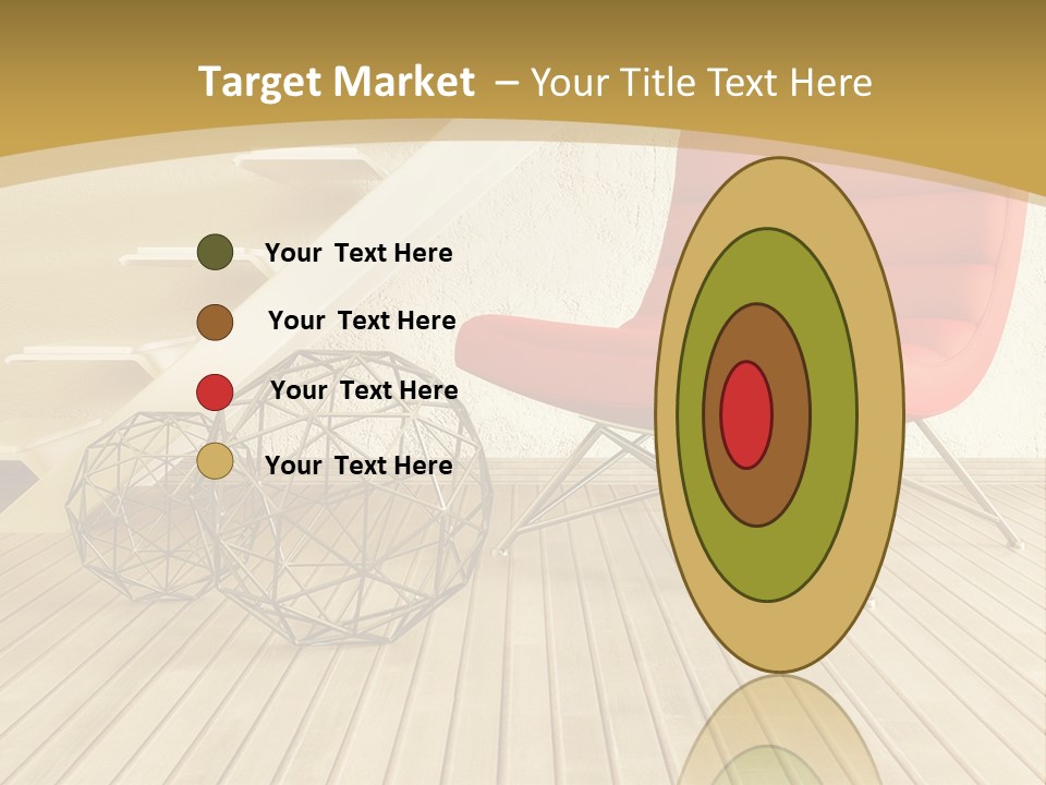 Ladder Indoors Contemporary PowerPoint Template