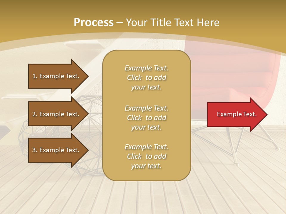 Ladder Indoors Contemporary PowerPoint Template