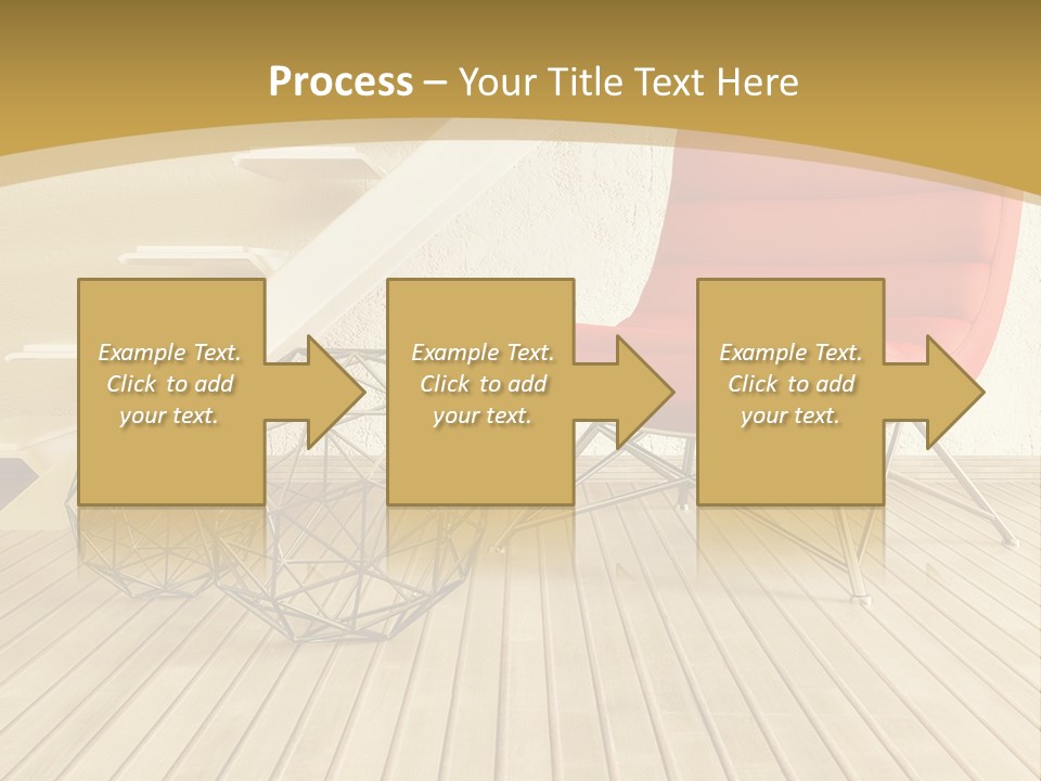 Ladder Indoors Contemporary PowerPoint Template