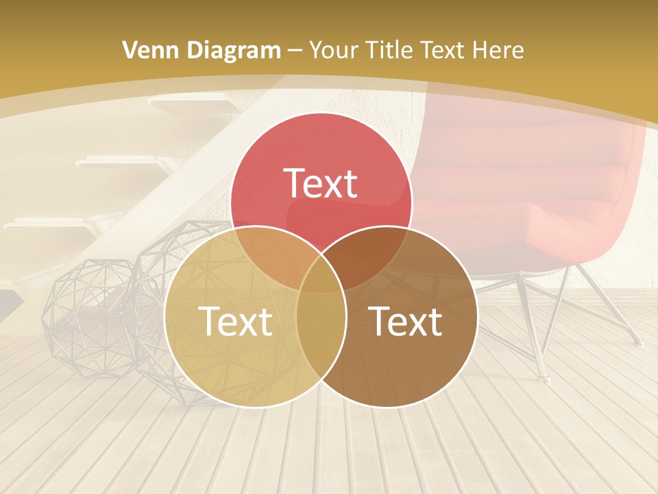 Ladder Indoors Contemporary PowerPoint Template
