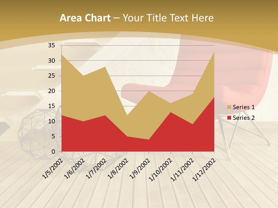 Ladder Indoors Contemporary PowerPoint Template