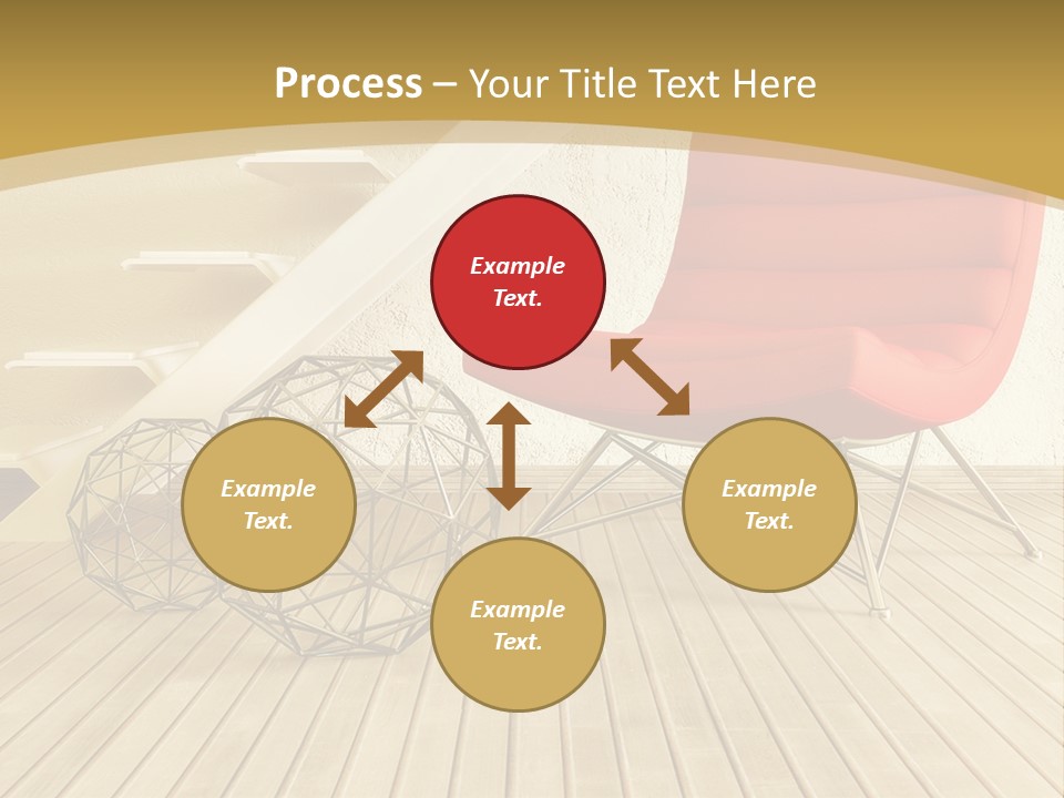 Ladder Indoors Contemporary PowerPoint Template