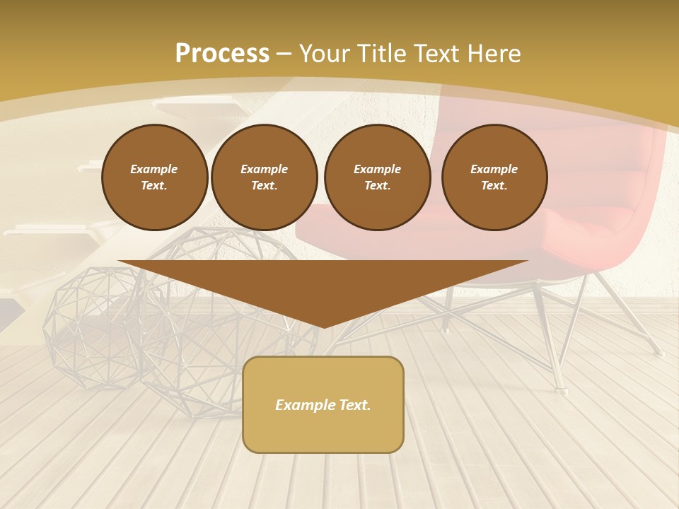 Ladder Indoors Contemporary PowerPoint Template