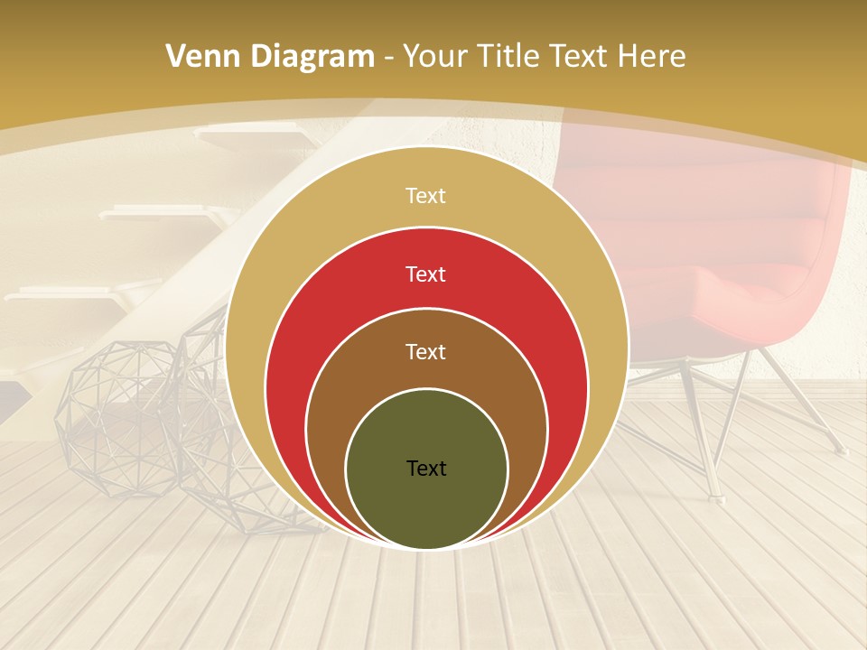 Ladder Indoors Contemporary PowerPoint Template