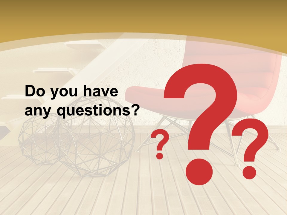 Ladder Indoors Contemporary PowerPoint Template