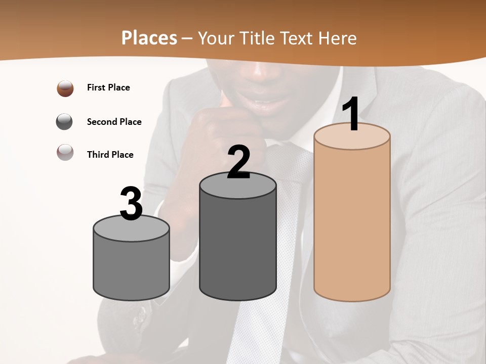Business Grey African PowerPoint Template